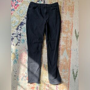 Express Super High Rise Black Denim